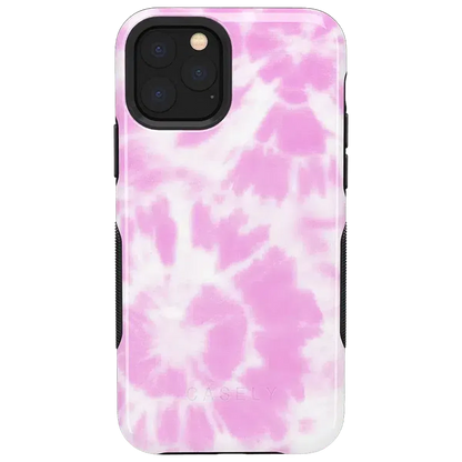 Down for Whatever | Light Pink Tie Dye Case iPhone Case get.casely Bold iPhone 11 Pro Max