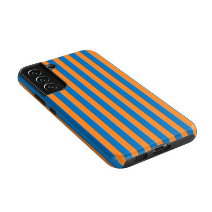 Go New York | Blue & Orange Stripes Case