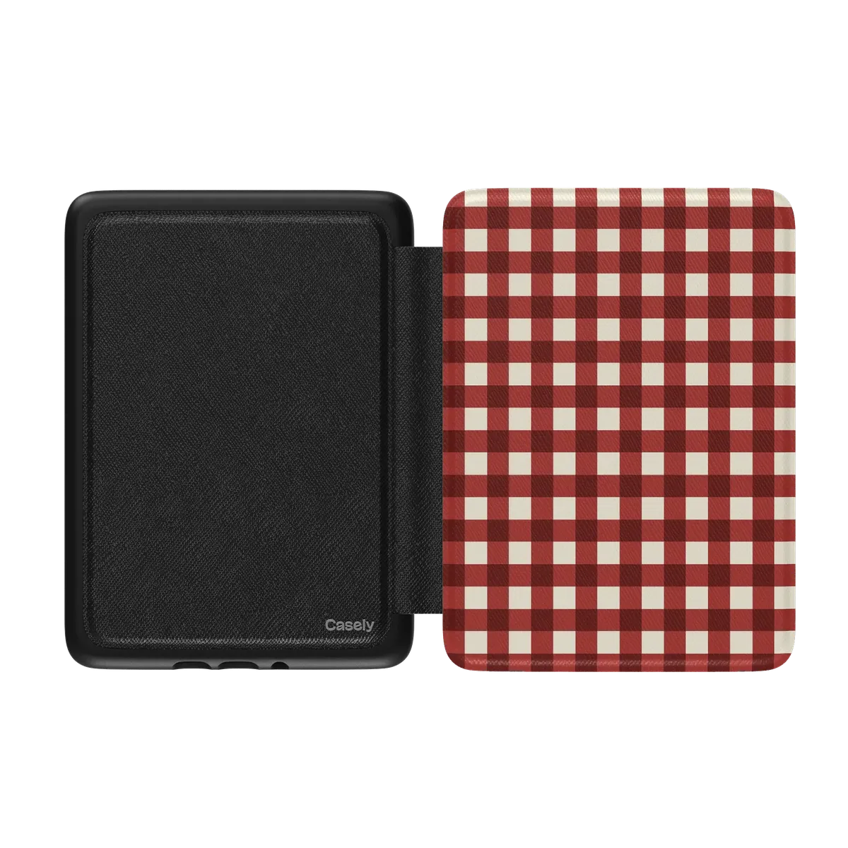 Checked Twice | Red Plaid Kindle Case