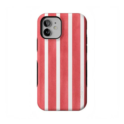 East Coast Summer | Red Stripes Case Phone Case Casetry Bold Flex + MagSafe® iPhone 12