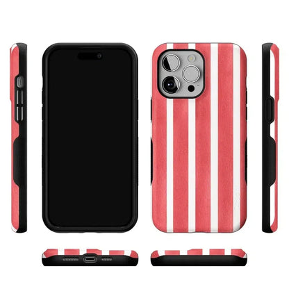 East Coast Summer | Red Stripes Case Phone Case Casetry