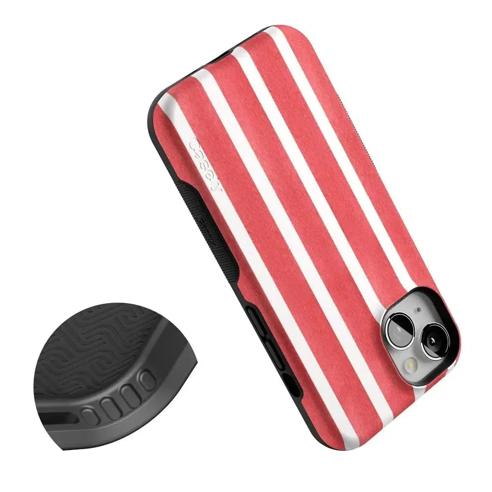East Coast Summer | Red Stripes Case Phone Case Casetry