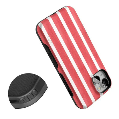 East Coast Summer | Red Stripes Case Phone Case Casetry