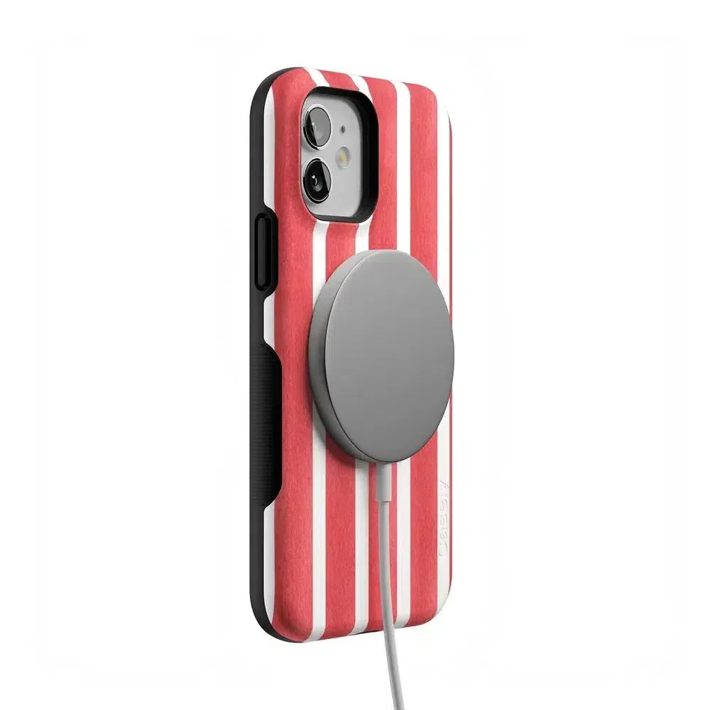 East Coast Summer | Red Stripes Case Phone Case Casetry