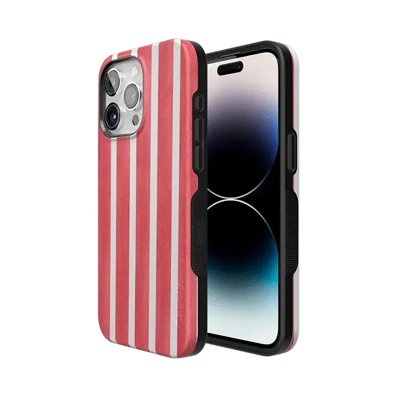 East Coast Summer | Red Stripes Case Phone Case Casetry