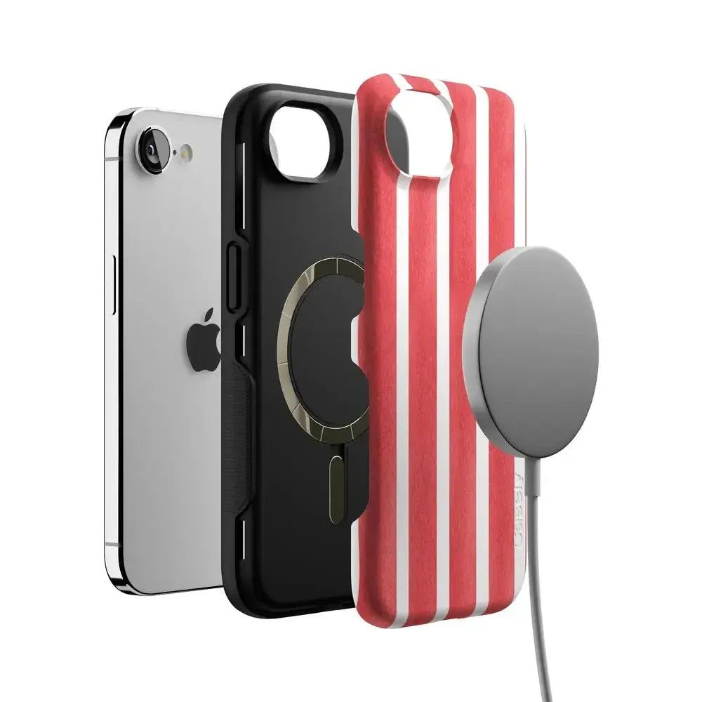 East Coast Summer | Red Stripes Case Phone Case Casetry