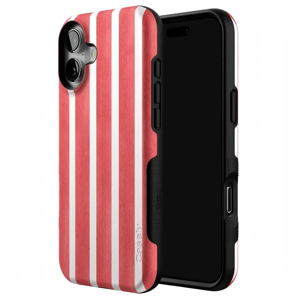 East Coast Summer | Red Stripes Case Phone Case Casetry