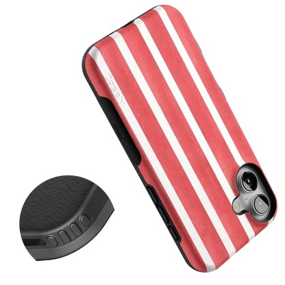 East Coast Summer | Red Stripes Case Phone Case Casetry