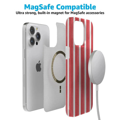 East Coast Summer | Red Stripes Case Phone Case Casetry