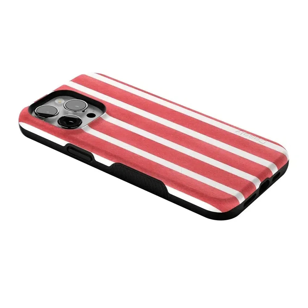 East Coast Summer | Red Stripes Case Phone Case Casetry