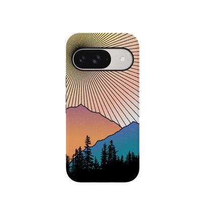 Golden Hour | Mountain Sunset Google Pixel Case