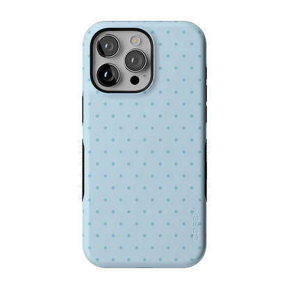 On the Dot | Blue Monochrome Polka Dot Case - iPhone 13 Pro Max