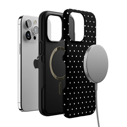 On the Dot | White Polka Dot Case