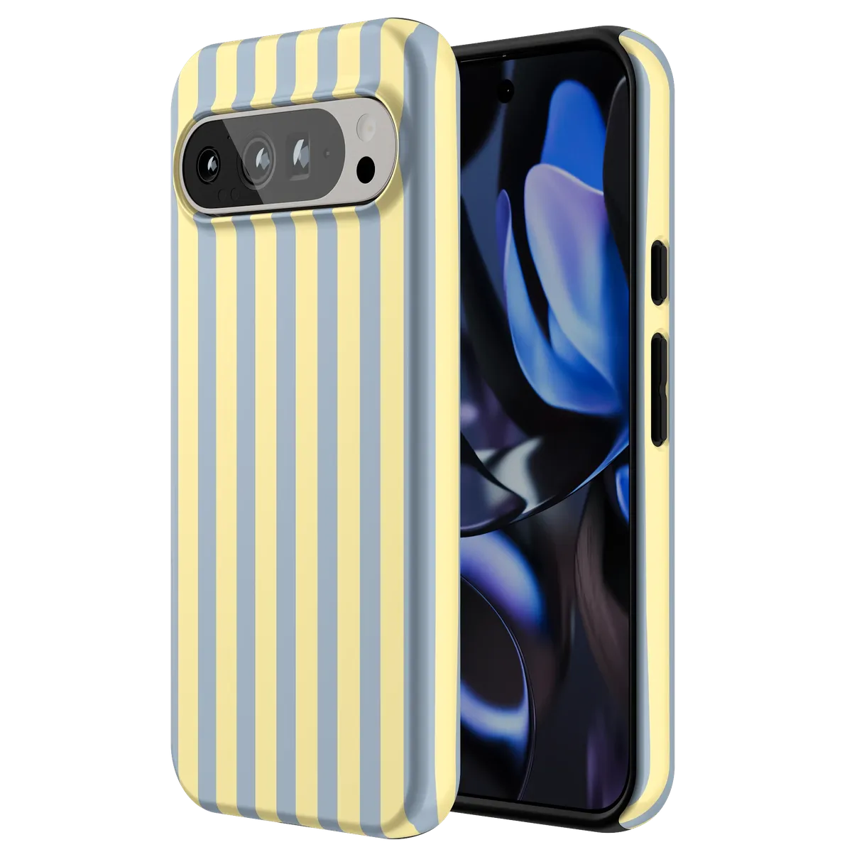 Coastline Stripes | Blue & Yellow Case