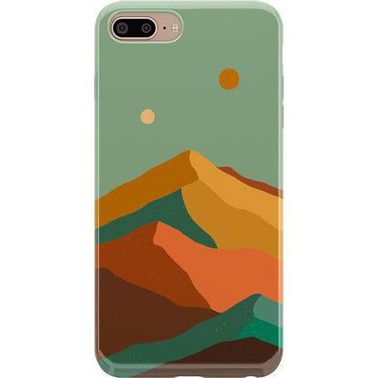 Endless Peaks | Colorblock Mountain Case iPhone Case get.casely Classic iPhone 6/7/8 Plus