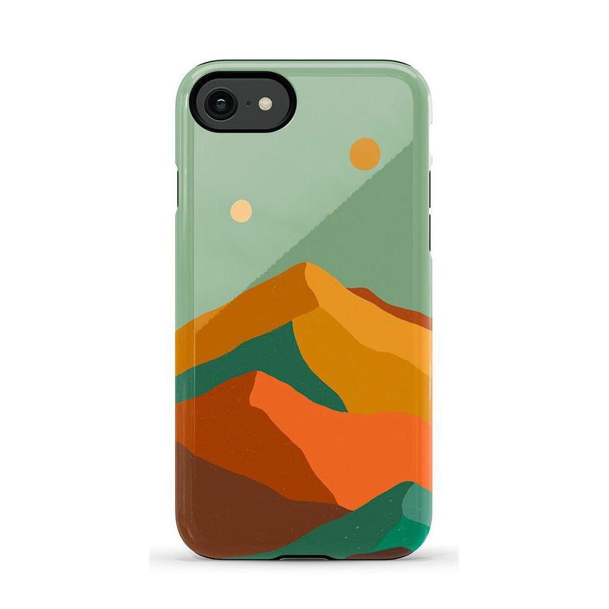 Endless Peaks | Colorblock Mountain Case iPhone Case get.casely Essential iPhone SE (2020 & 2022)