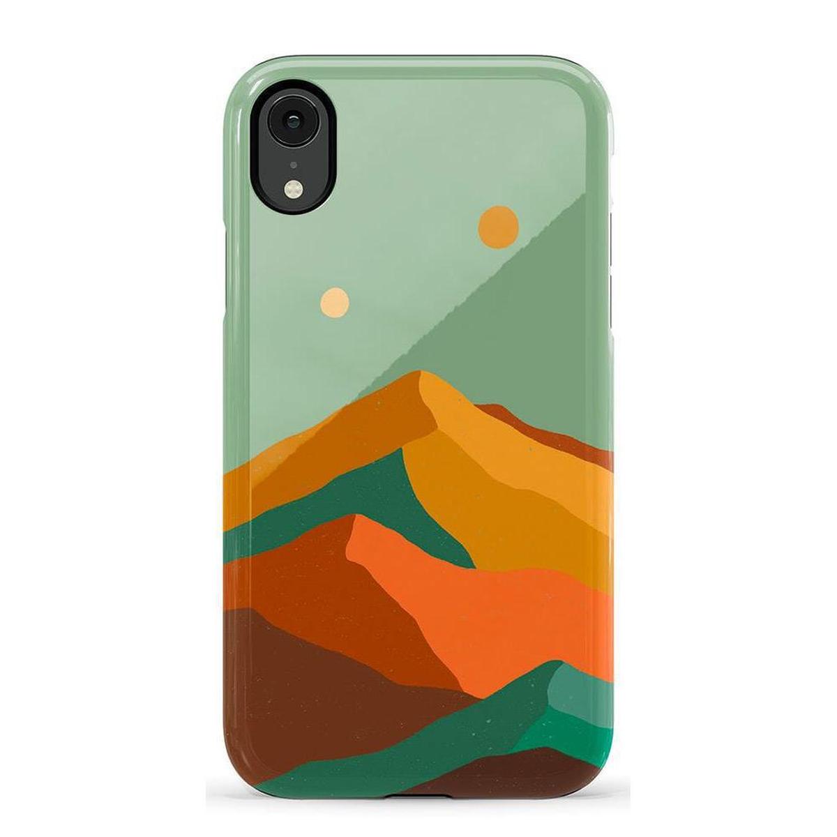 Endless Peaks | Colorblock Mountain Case iPhone Case get.casely Essential iPhone XR