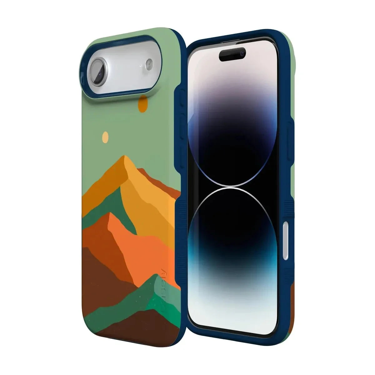 Endless Peaks | Colorblock Mountain Case iPhone Case get.casely