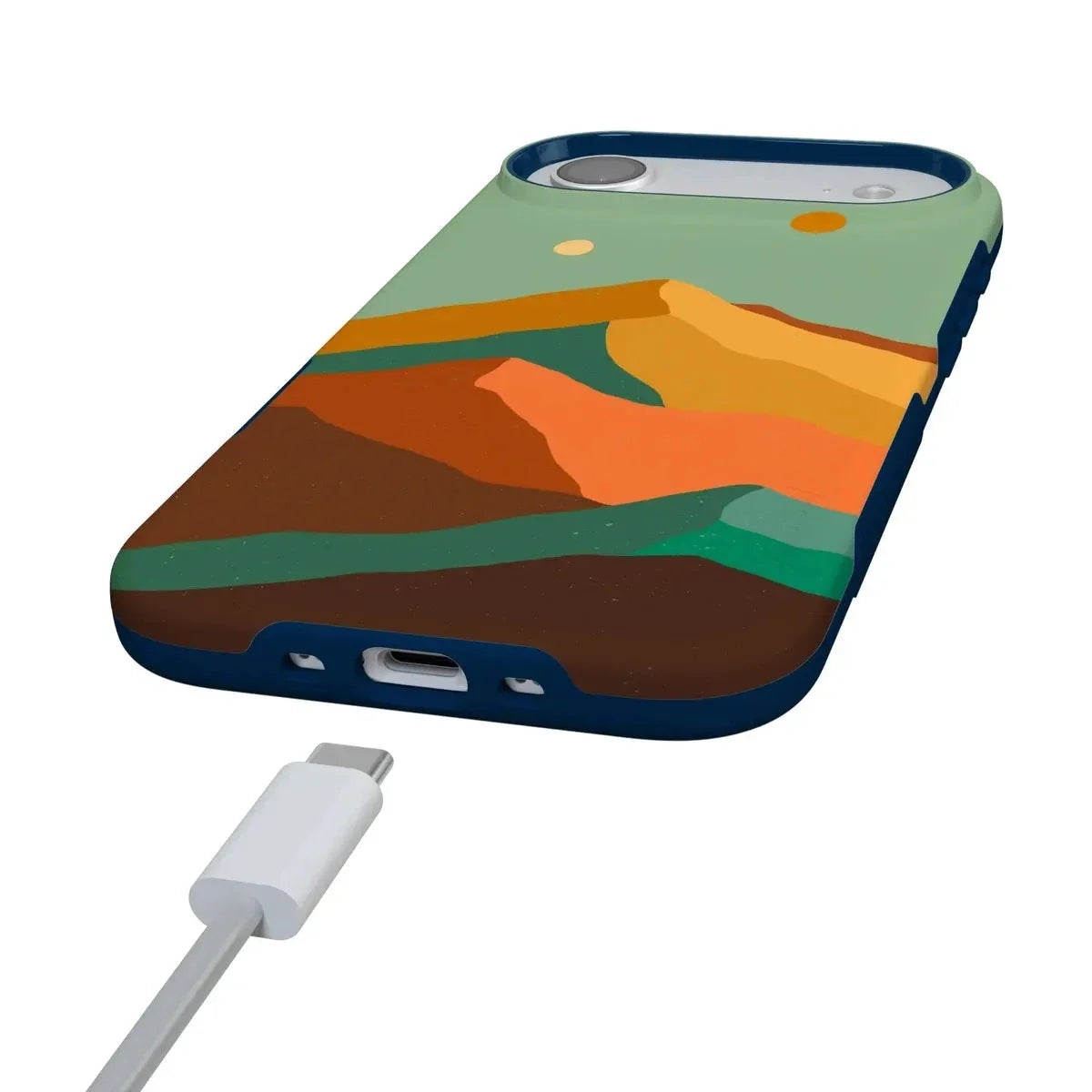 Endless Peaks | Colorblock Mountain Case iPhone Case get.casely