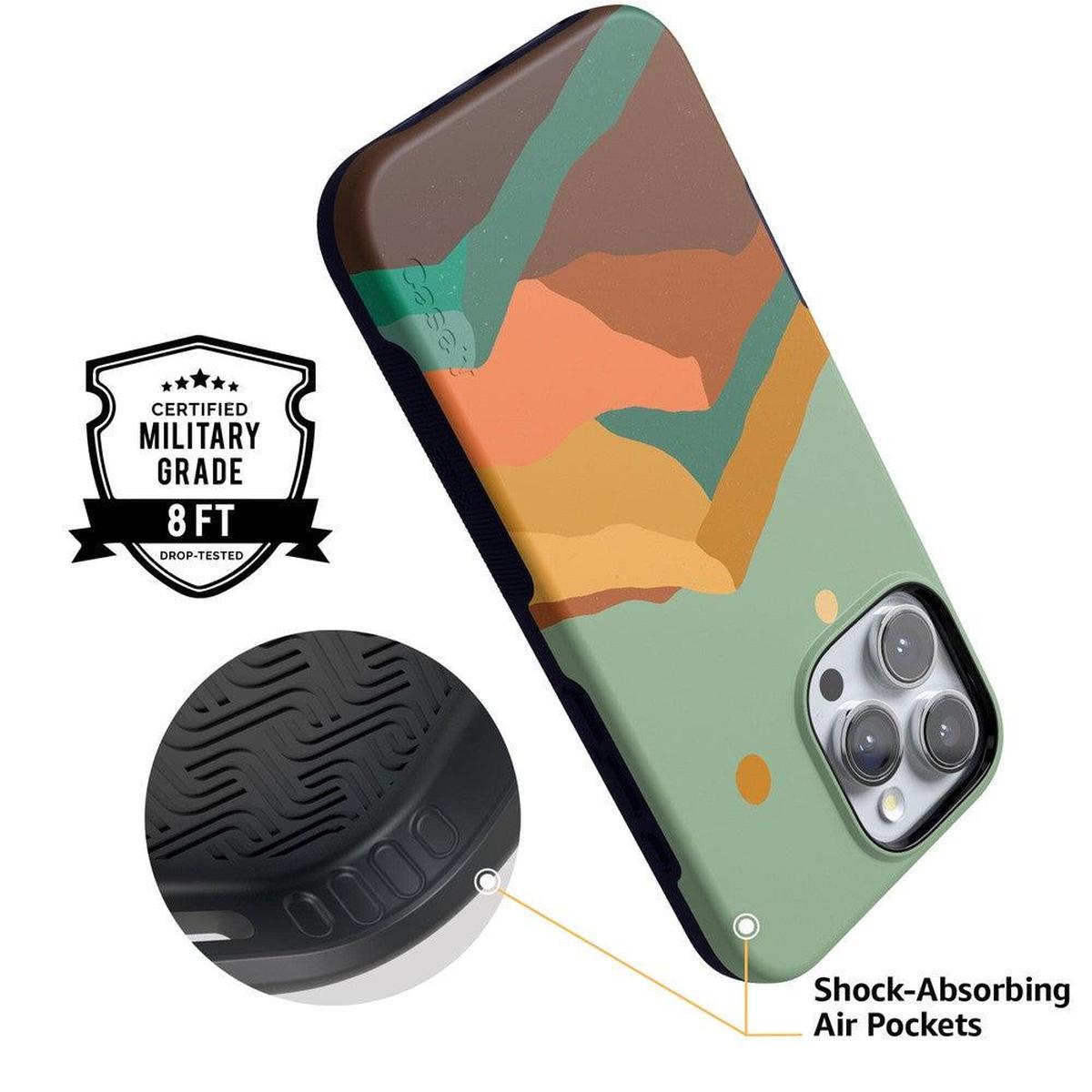 Endless Peaks | Colorblock Mountain Case iPhone Case get.casely