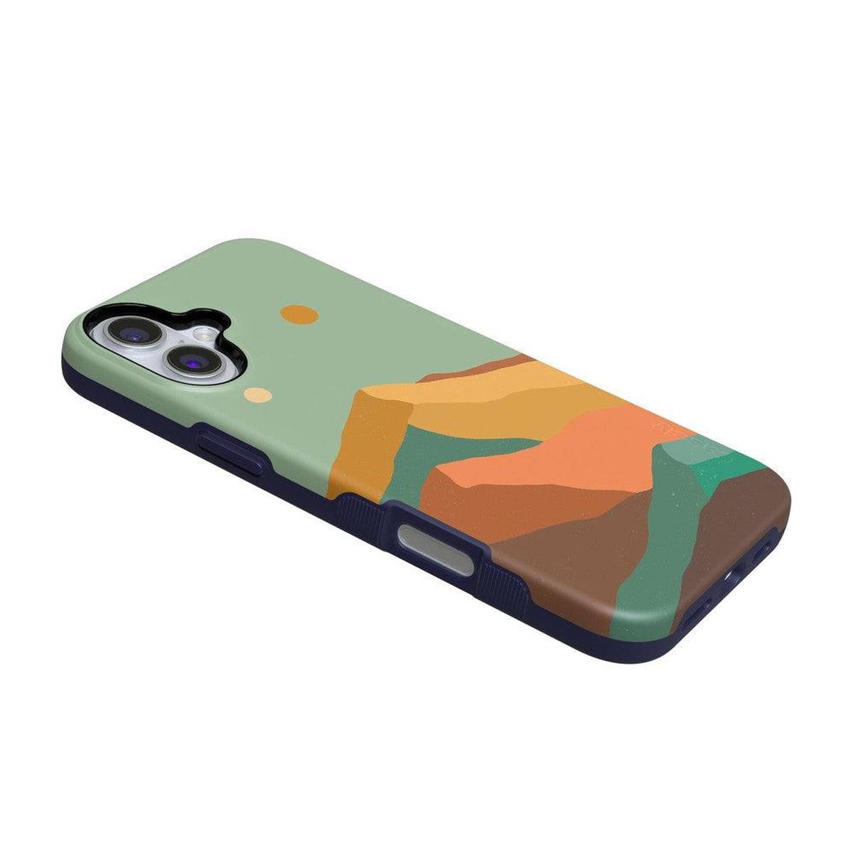 Endless Peaks | Colorblock Mountain Case iPhone Case get.casely