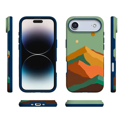 Endless Peaks | Colorblock Mountain Case iPhone Case get.casely
