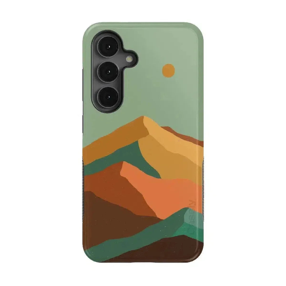 Endless Peaks | Colorblock Mountain Samsung Case Samsung Case Casetry Bold Flex + MagSafe® Galaxy S25