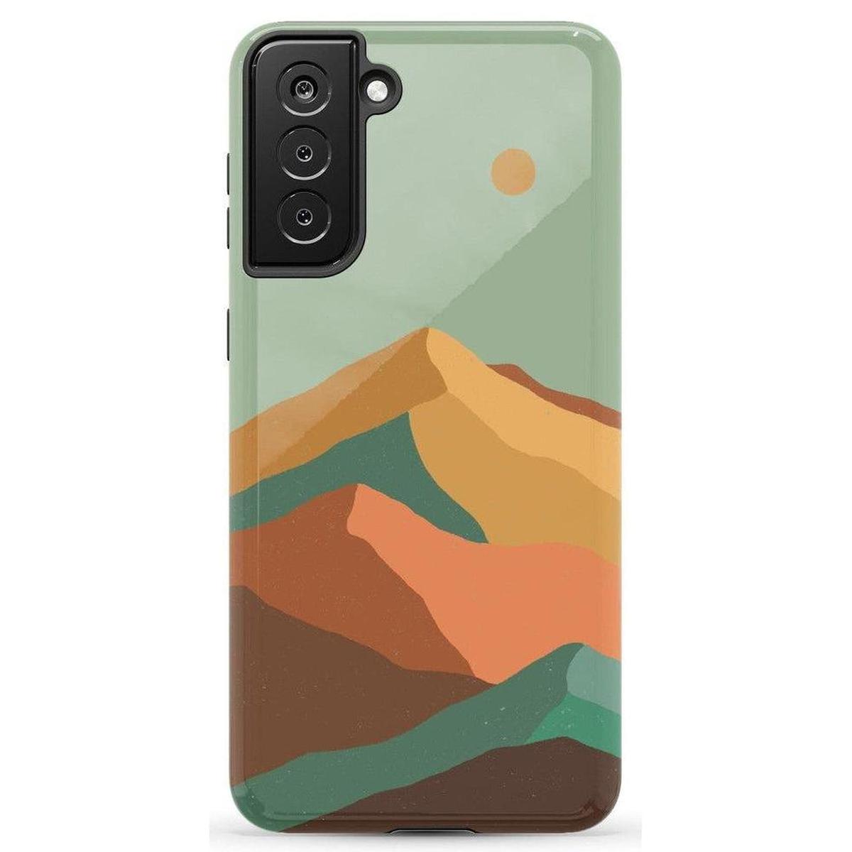 Endless Peaks | Colorblock Mountain Samsung Case Samsung Case Casetry Galaxy S21 Plus