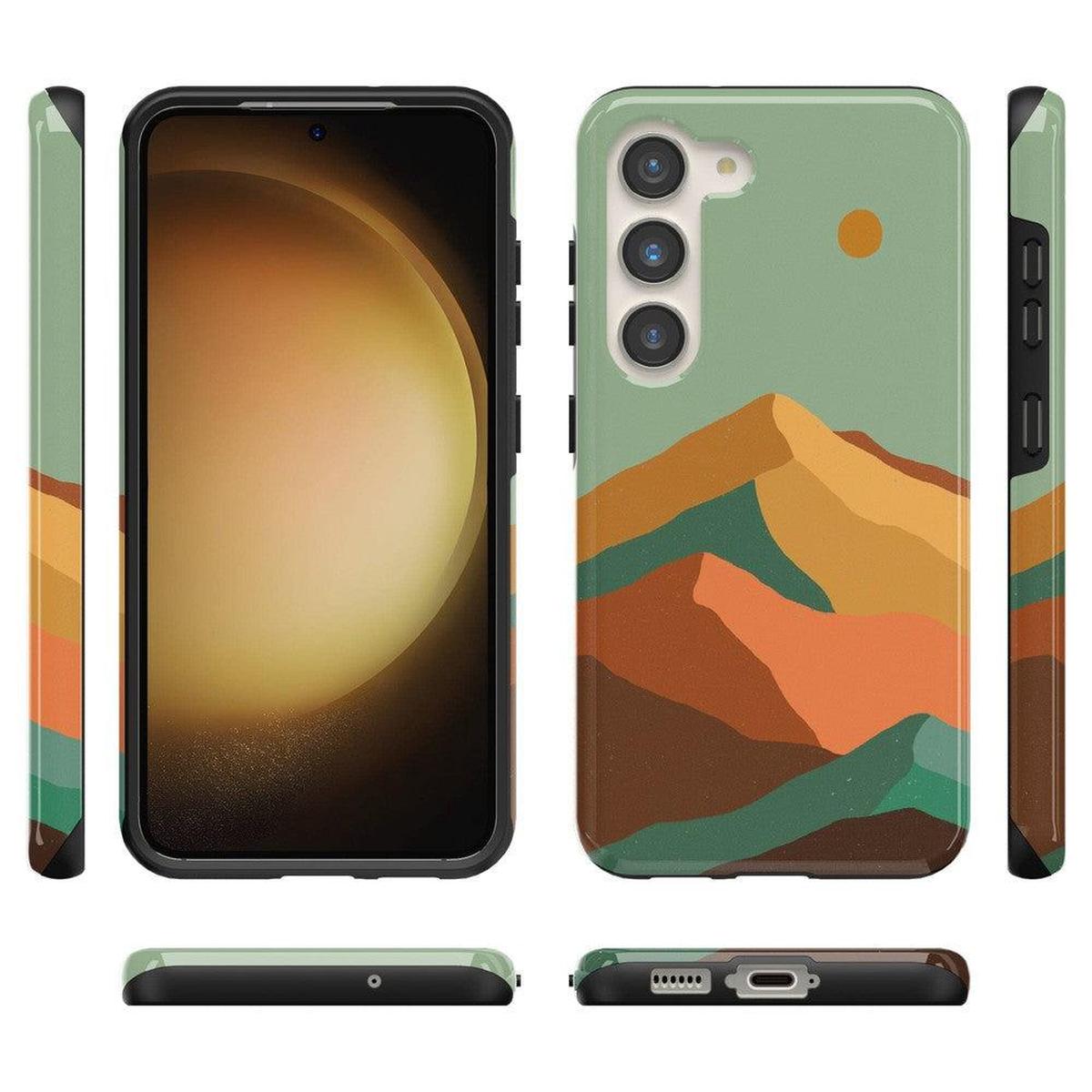 Endless Peaks | Colorblock Mountain Samsung Case Samsung Case Casetry