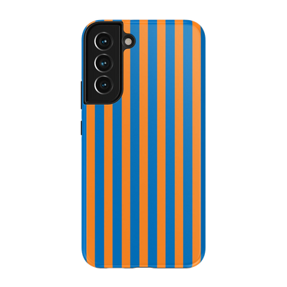 Go New York | Blue & Orange Stripes Case - Galaxy S22 Plus