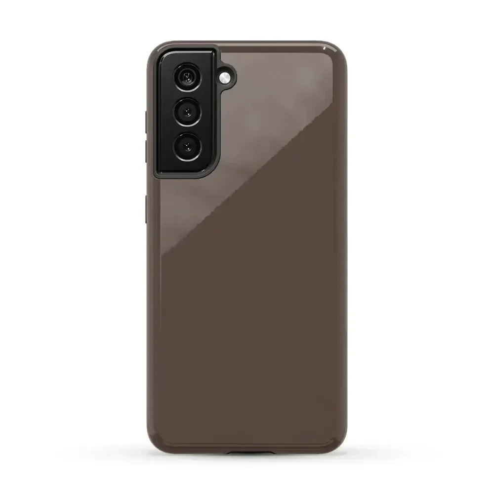 Espresso Brown | The Boyfriend Collection Phone Case get.casely Essential Galaxy S21