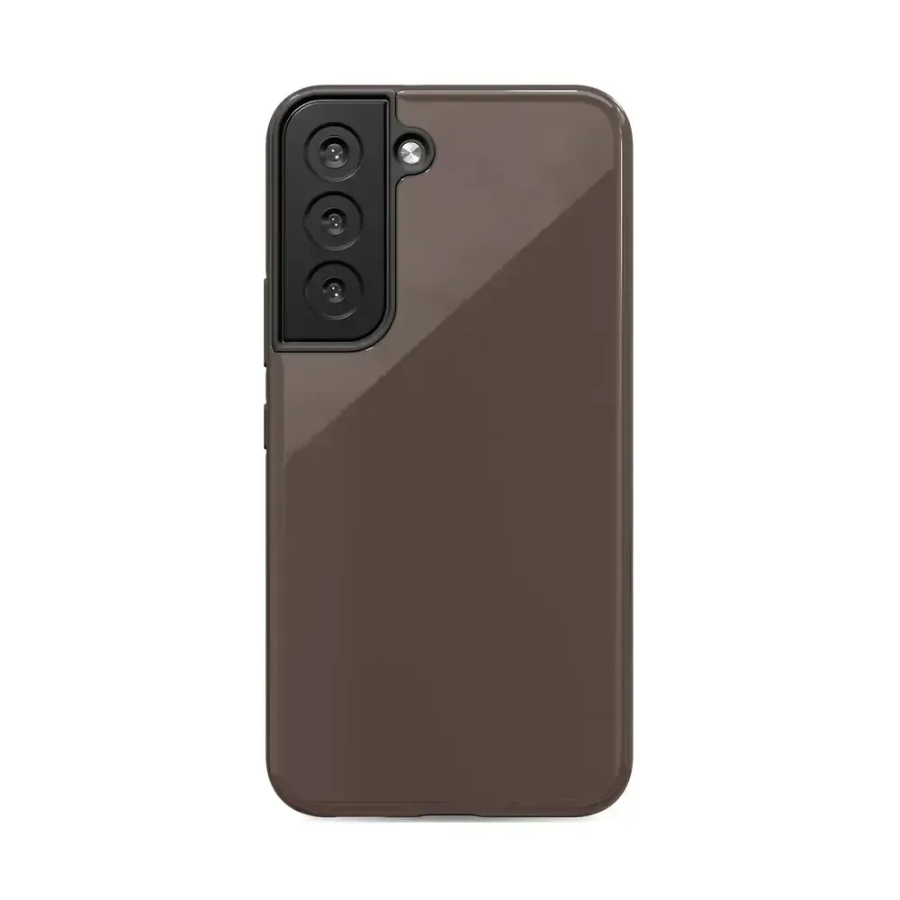 Espresso Brown | The Boyfriend Collection Phone Case get.casely Essential Galaxy S22
