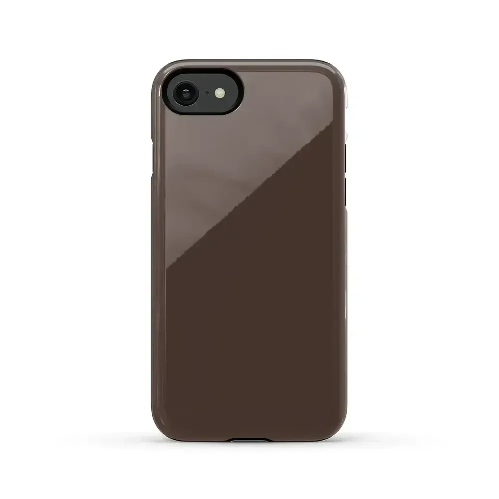 Espresso Brown | The Boyfriend Collection Phone Case get.casely Essential iPhone SE (2020 & 2022)