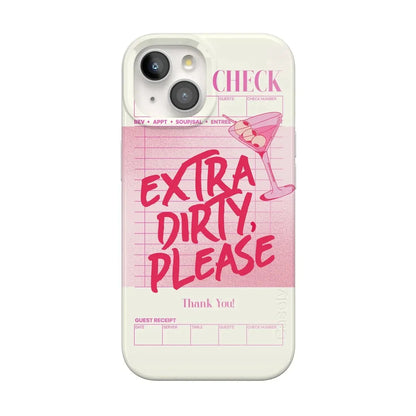 Extra Dirty Please | Fun on Weekdays Case iPhone Case get.casely Classic + MagSafe® iPhone 15