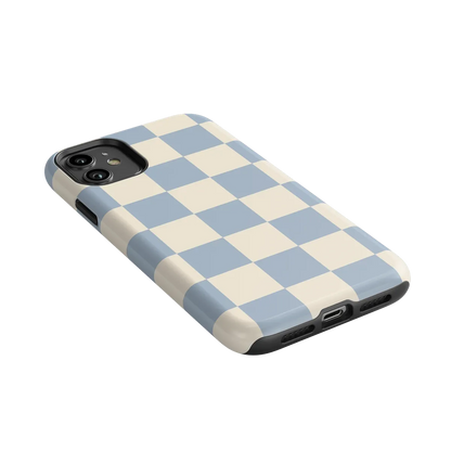 Fit Check | Light Blue Checkerboard Case