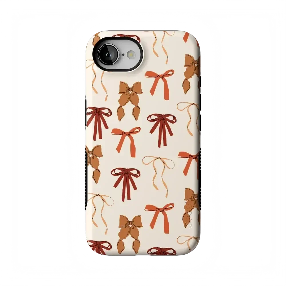 Fall Girlie | Pumpkin Spice Bows Case Phone Case get.casely Bold Flex + MagSafe® iPhone 17e