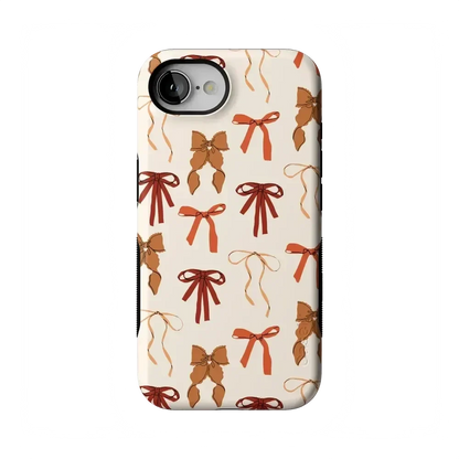 Fall Girlie | Pumpkin Spice Bows Case Phone Case get.casely Bold Flex + MagSafe® iPhone 17e