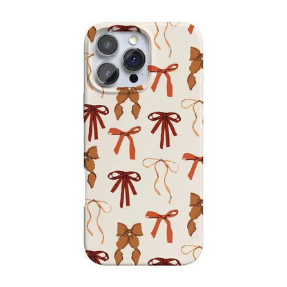 Fall Girlie | Pumpkin Spice Bows Case Phone Case get.casely Classic + MagSafe® iPhone 16 Pro Max