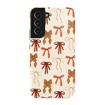Fall Girlie | Pumpkin Spice Bows Case Phone Case get.casely Essential Galaxy S22 Plus