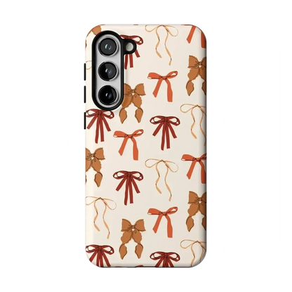 Fall Girlie | Pumpkin Spice Bows Case Phone Case get.casely Essential Galaxy S23 Plus