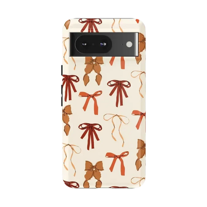 Fall Girlie | Pumpkin Spice Bows Case Phone Case get.casely Essential Google Pixel 8