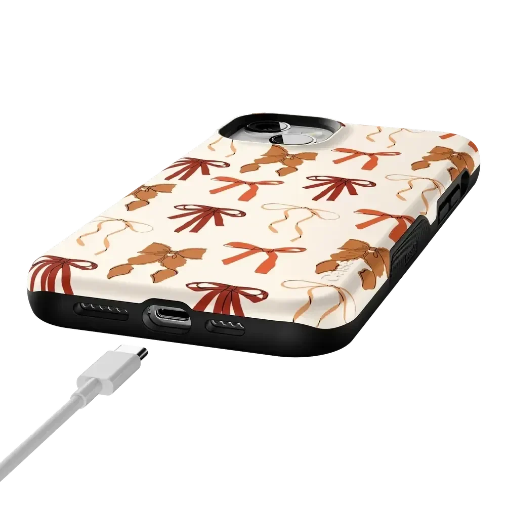 Fall Girlie | Pumpkin Spice Bows Case Phone Case get.casely
