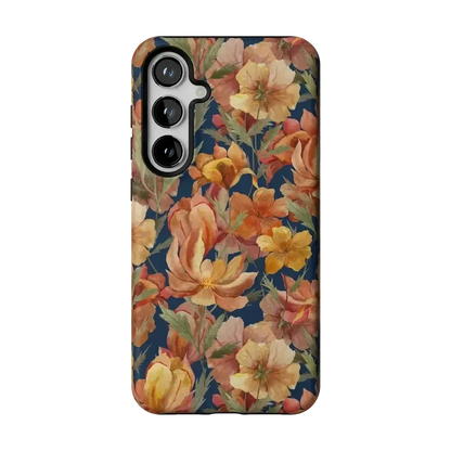 Fallen Gold | Antique Floral Case Phone Case get.casely Essential Galaxy S24 Plus