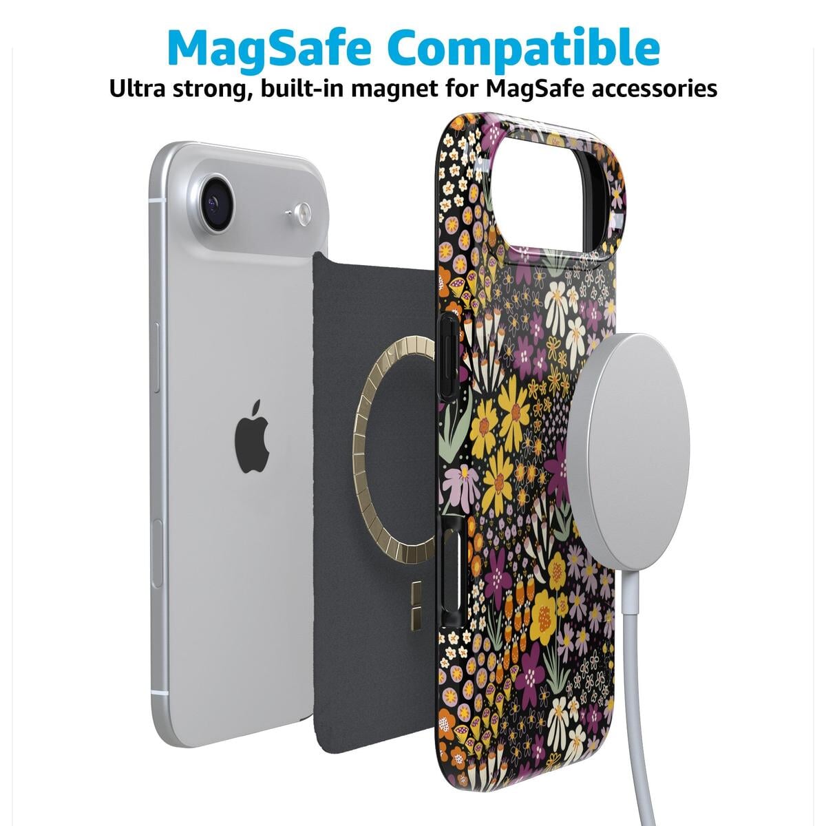 Falling for You | Plum Floral Case iPhone Case get.casely