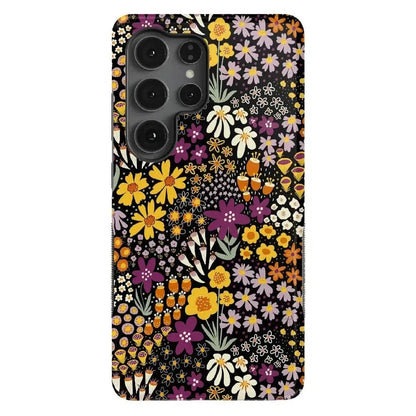 Falling for You | Plum Floral Samsung Case Samsung Case Casetry Bold Flex + MagSafe® Galaxy S25 Ultra