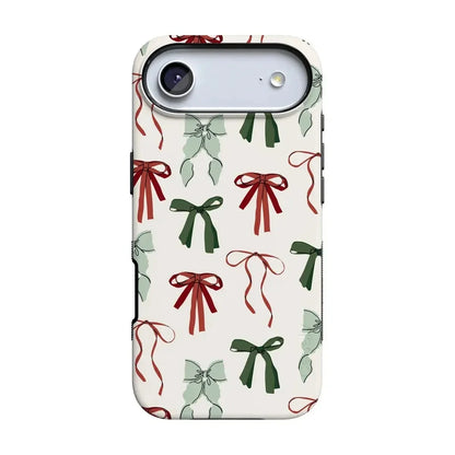 Festive Girlie | Holiday Bows Case Phone Case Casetry Bold Flex + MagSafe® iPhone 17 Air