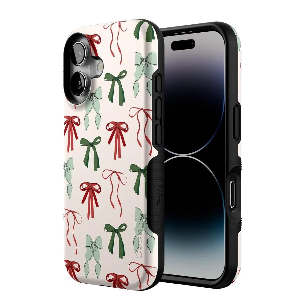 Festive Girlie | Holiday Bows Case Phone Case Casetry
