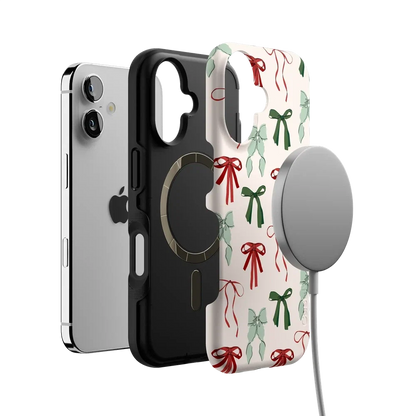 Festive Girlie | Holiday Bows Case Phone Case Casetry