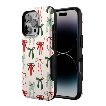 Festive Girlie | Holiday Bows Case Phone Case Casetry