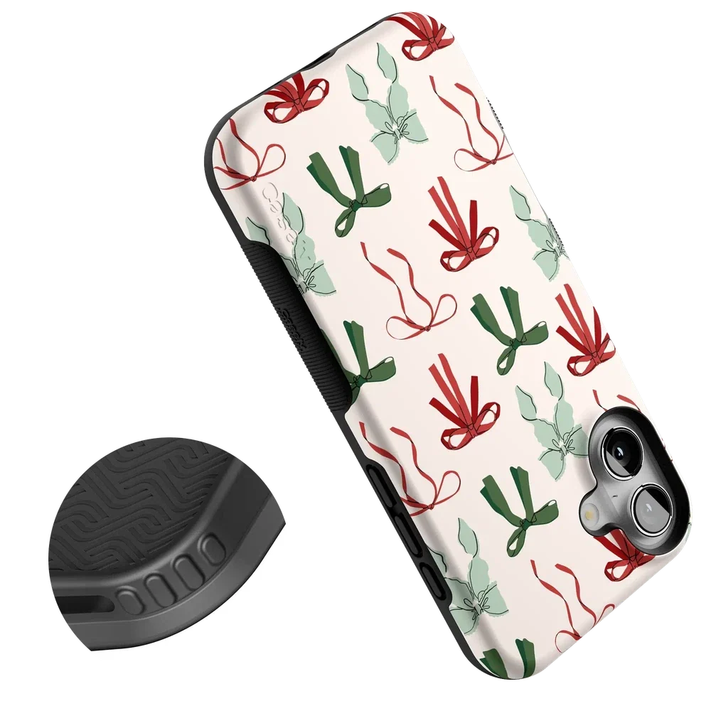 Festive Girlie | Holiday Bows Case Phone Case Casetry